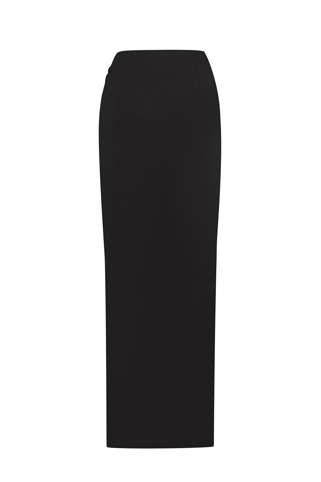 Cutout Maxi Skirt in Black