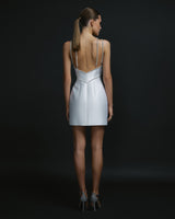 Crystal-Trim Silk Wool Mini