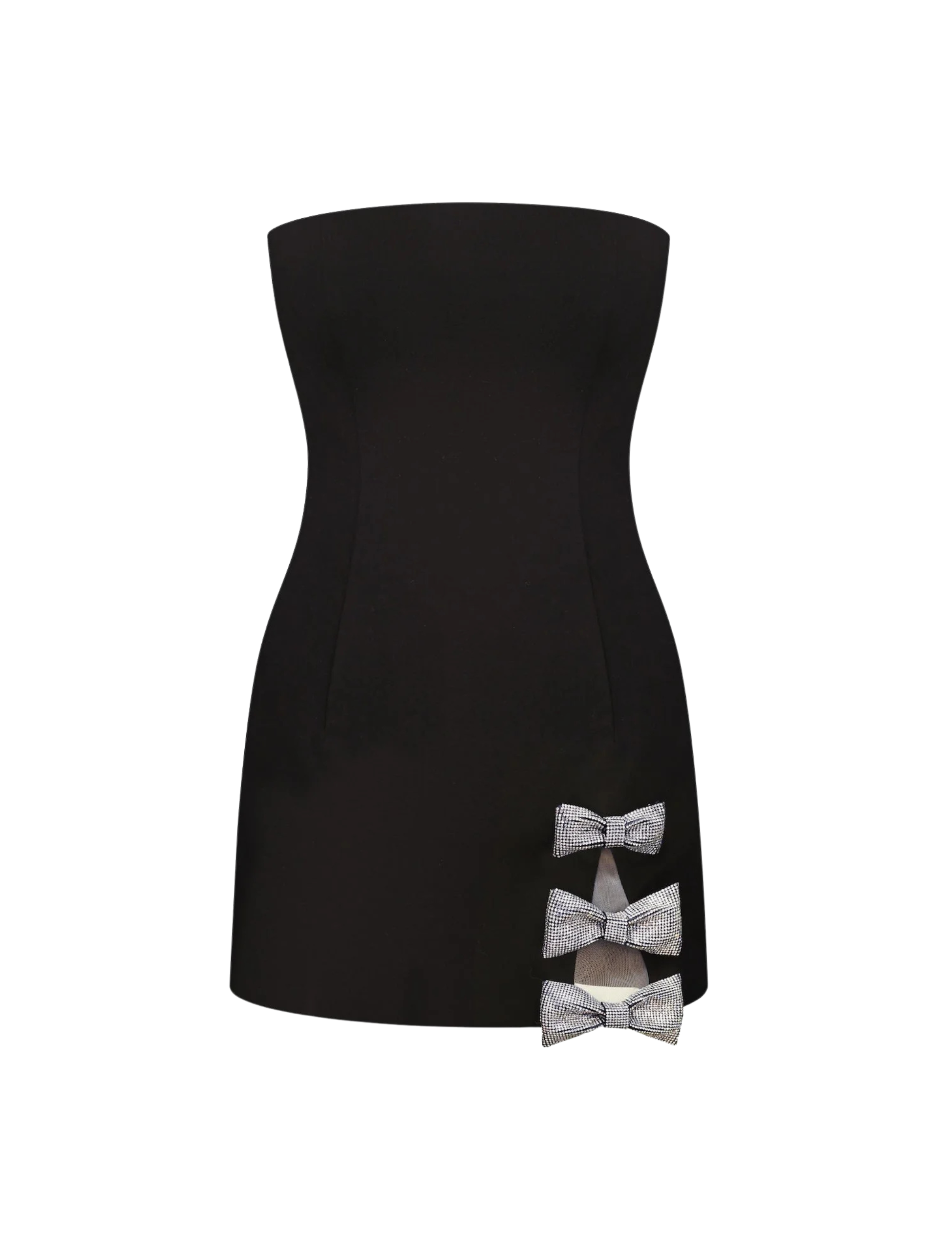 SAMPLE: Bow-Detailed Mini Dress