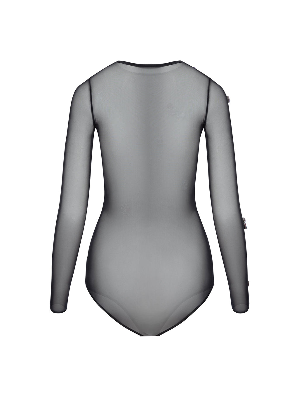 Embellished Mesh Bodysuit