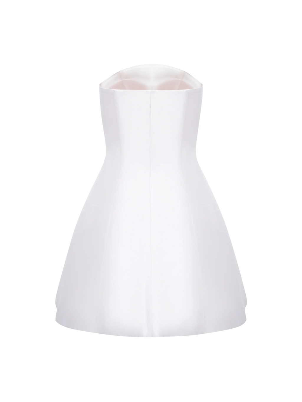 Appliquéd Strapless Mini Dress