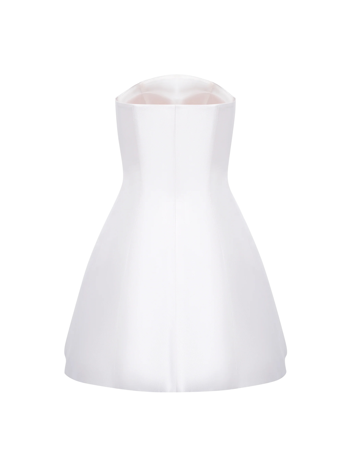 Appliquéd Strapless Mini Dress