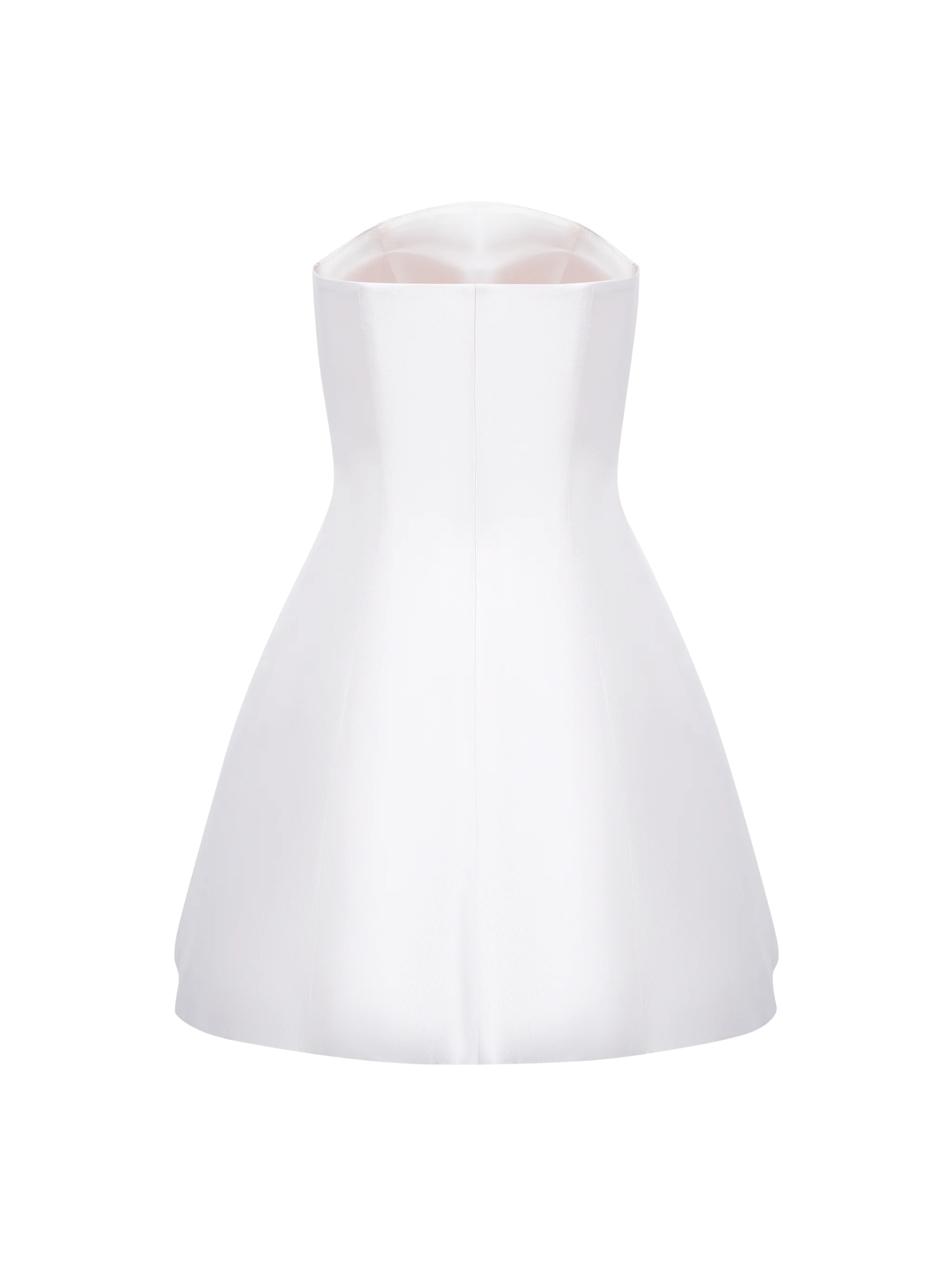 Appliquéd Strapless Mini Dress
