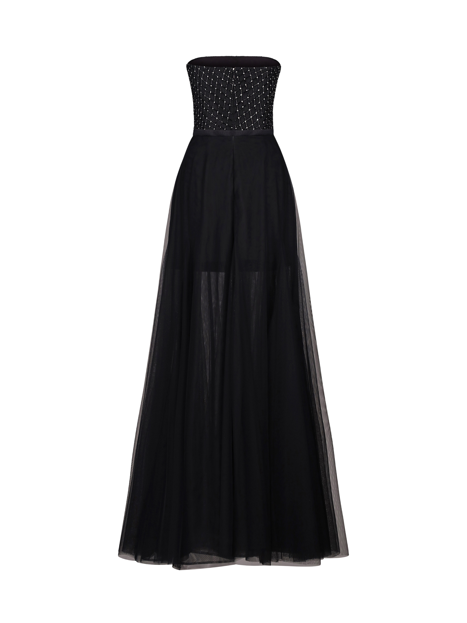 Embroidered Tulle Dress