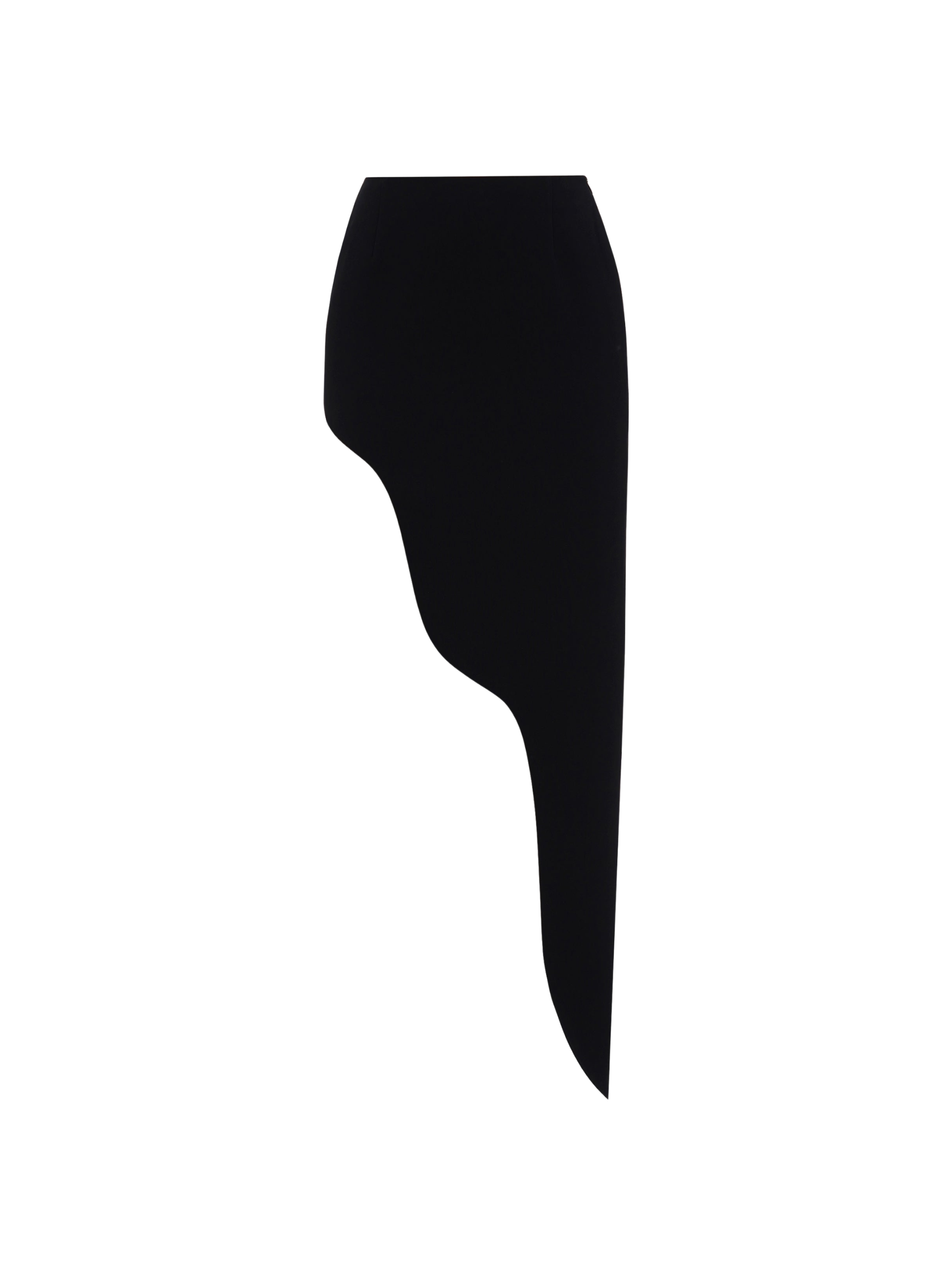 Asymmetrical Jersey Skirt