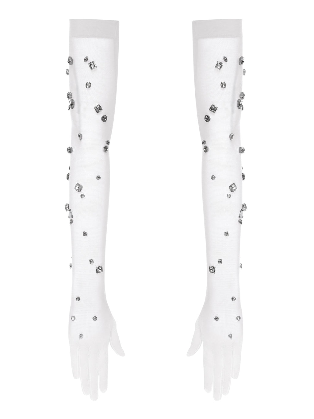 Crystal Opera Length Gloves