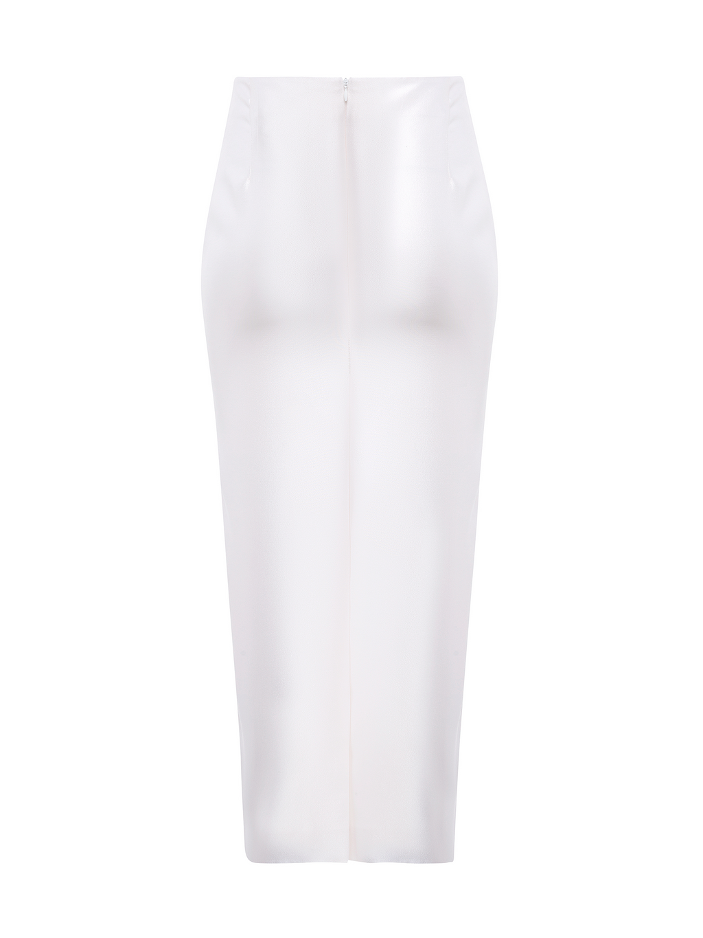 High Waisted Midi Skirt with Mirror Details