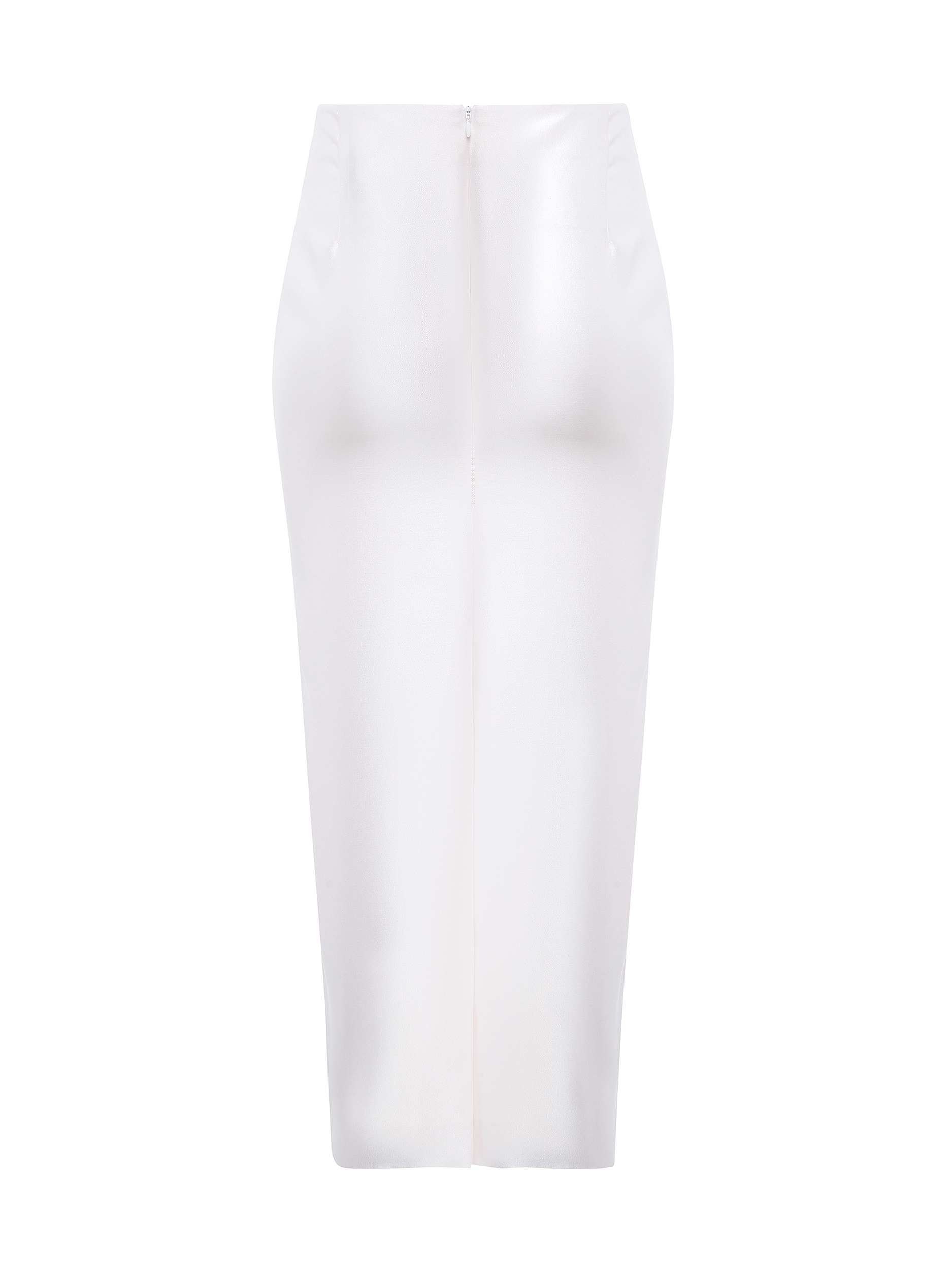 High Waisted Midi Skirt with Mirror Details