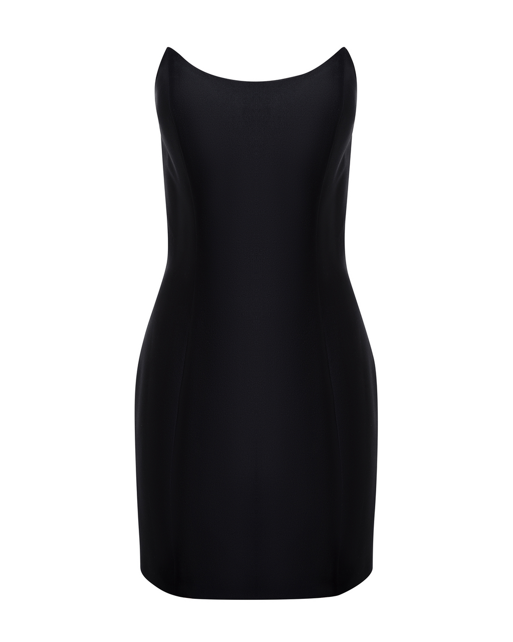 Strapless Silk Wool Mini Dress