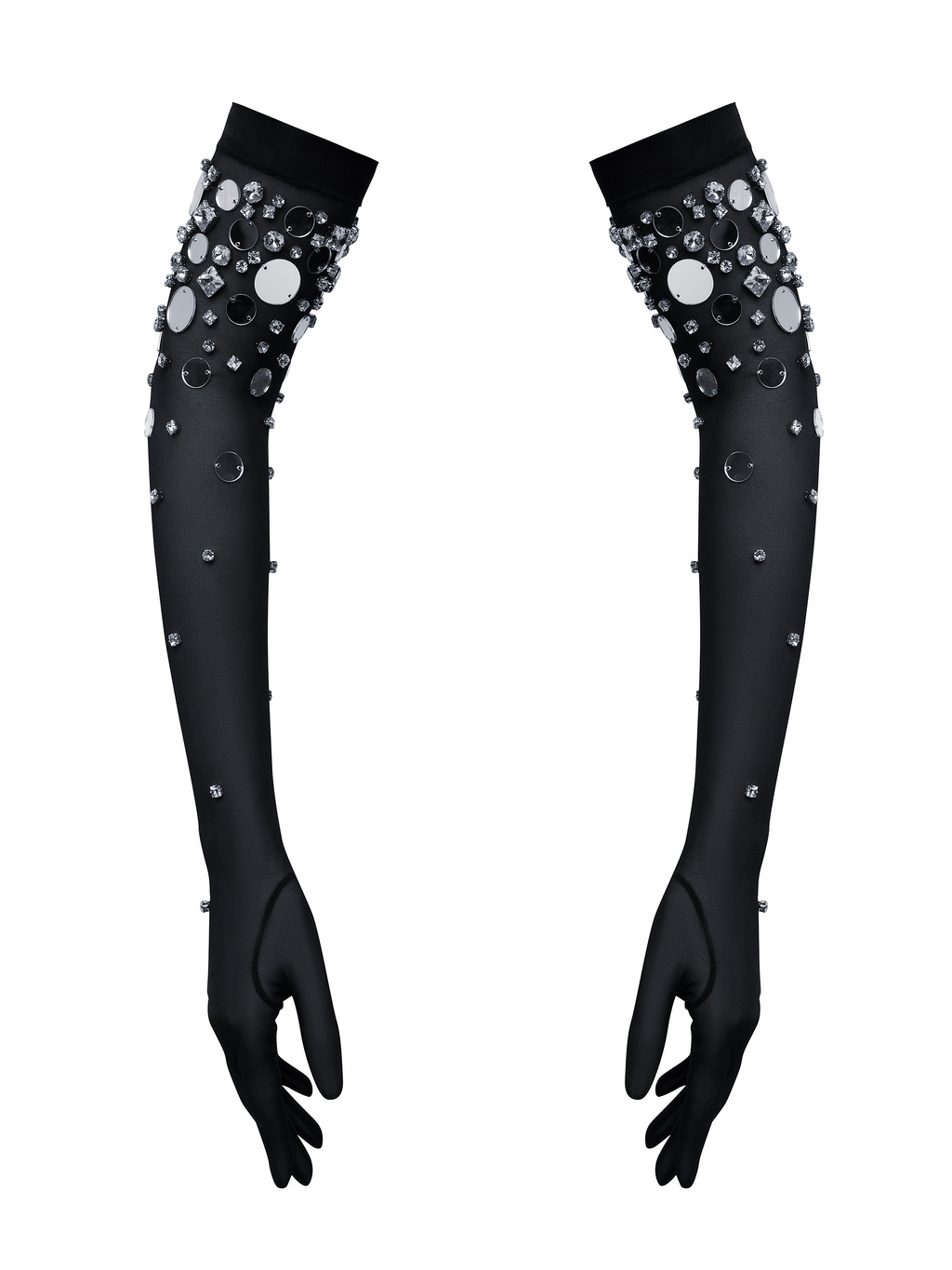 Opera-Length Embellished Gloves