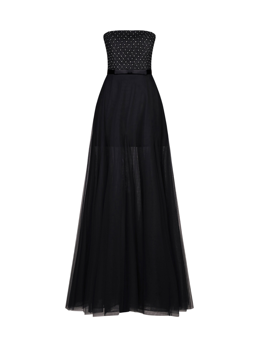 Embroidered Tulle Dress