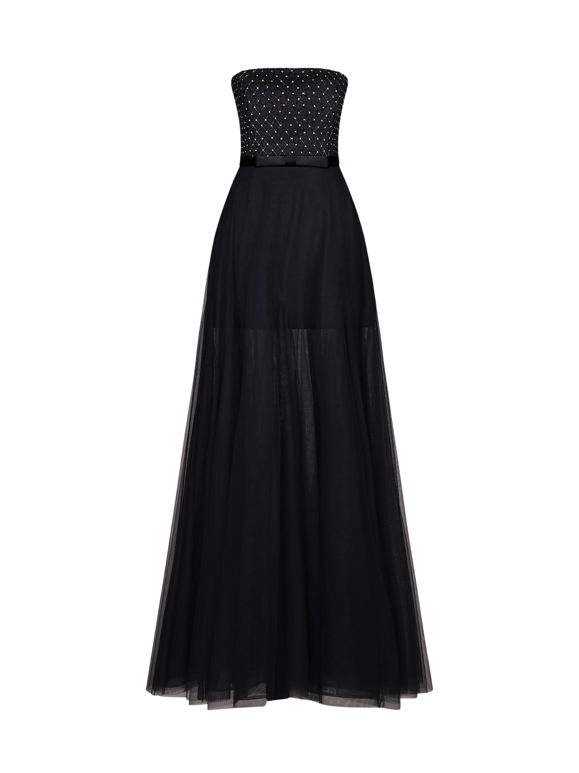 Embroidered Tulle Dress