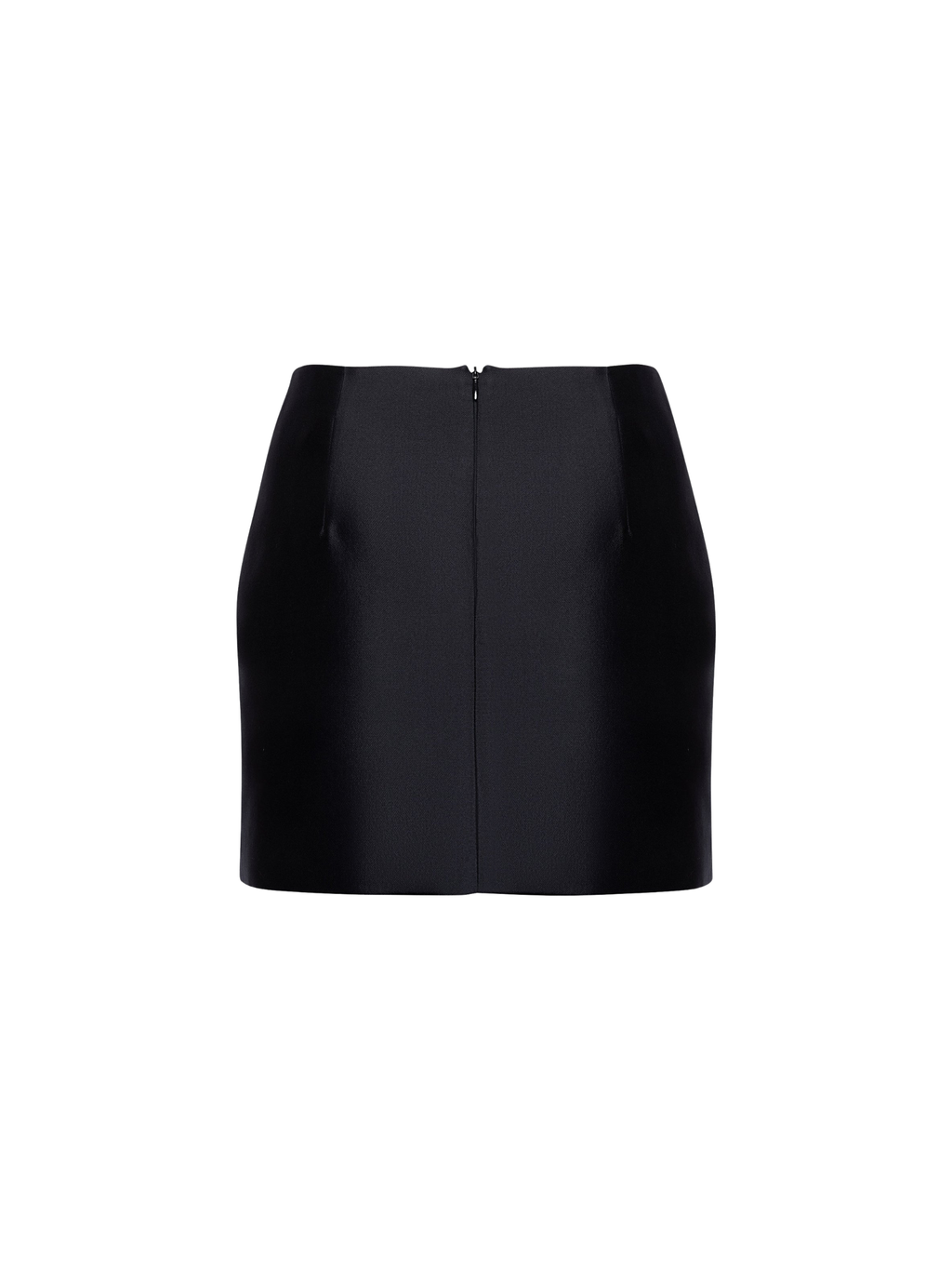 Crystal-Embellished Mini Skirt in Black