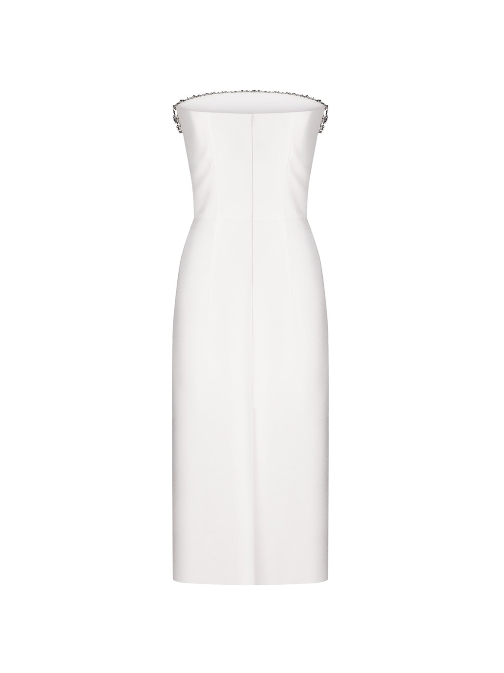Crystal-Embellished Midi Dress