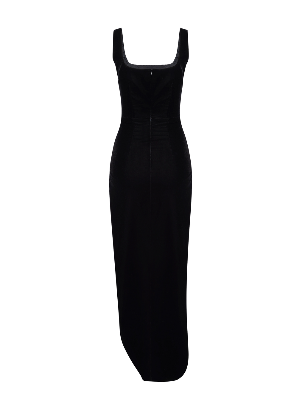 Open-Side Asymmetrical Maxi Dress