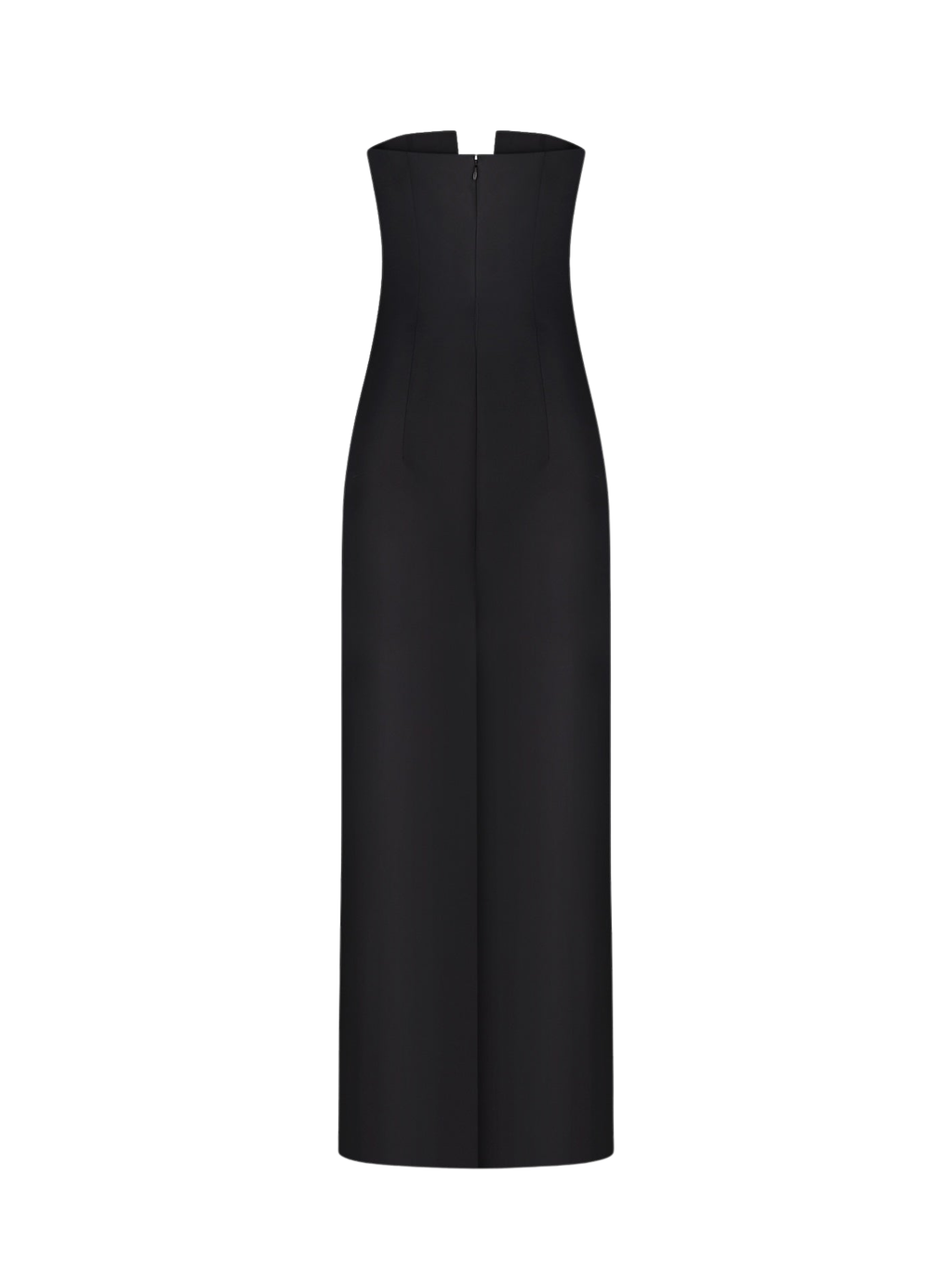 Plunge Neckline Bow-Detailed Maxi Dress