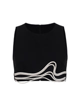 Cutout Embellished Top