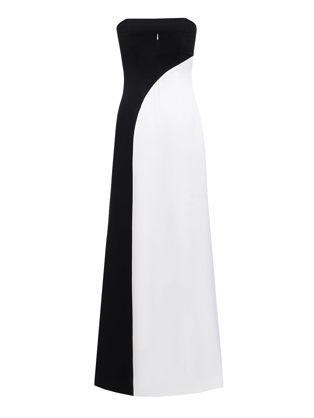 Strapless Two-Toned Maxi Dress