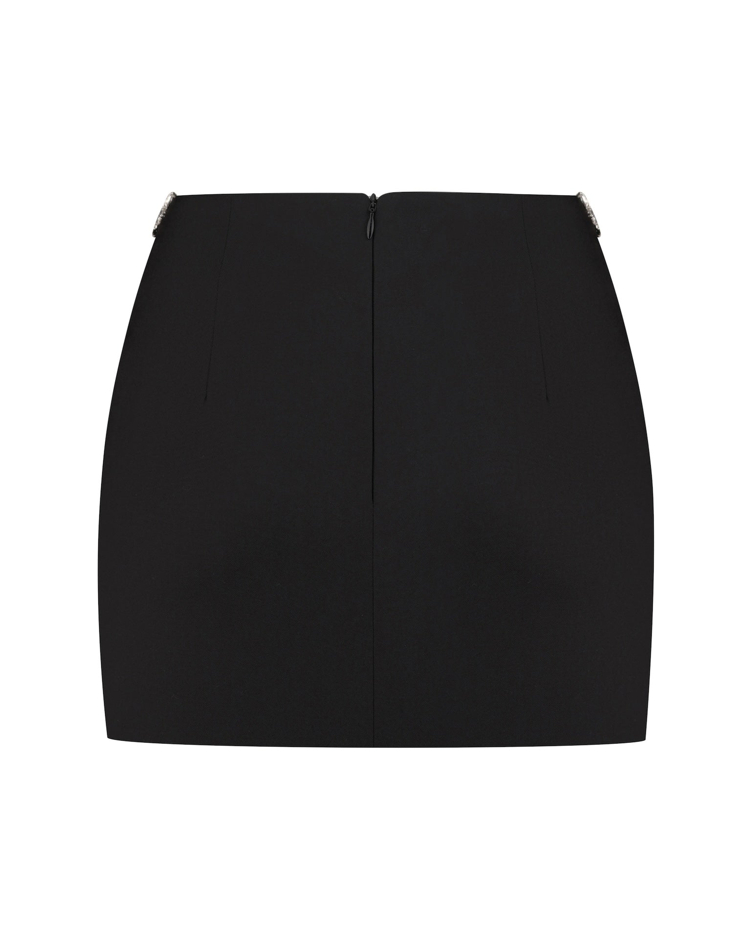 Cutout Crystal-Embellished Mini Skirt