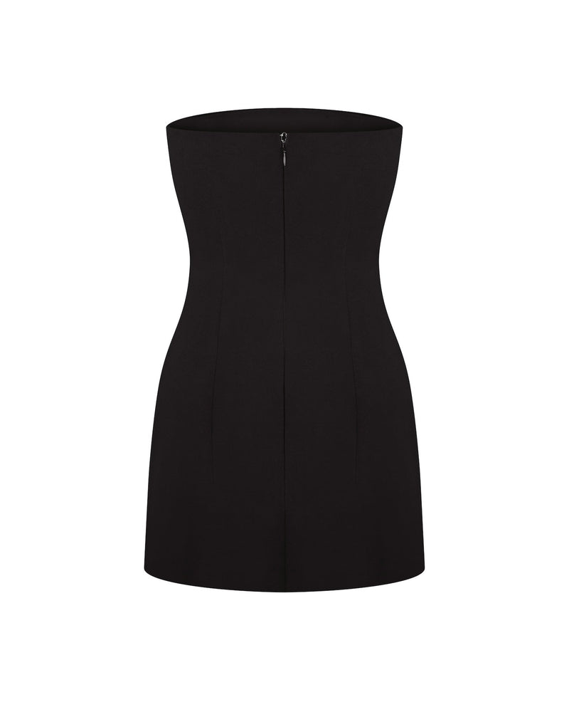 Bow-Detailed Mini Dress