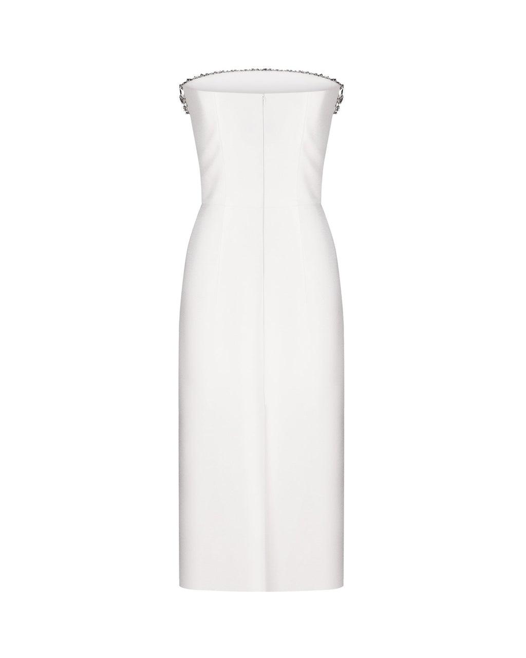 Crystal-Embellished Midi Dress