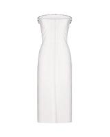 Crystal-Embellished Midi Dress