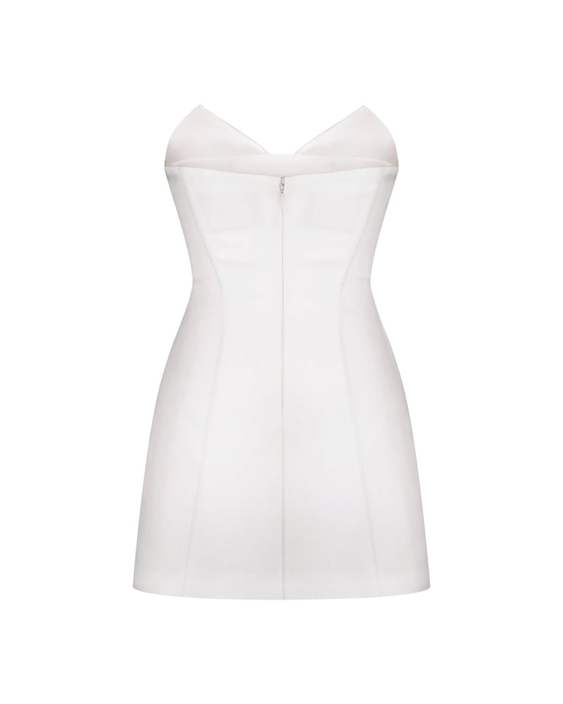 Rhinestone Detailed Mini Dress