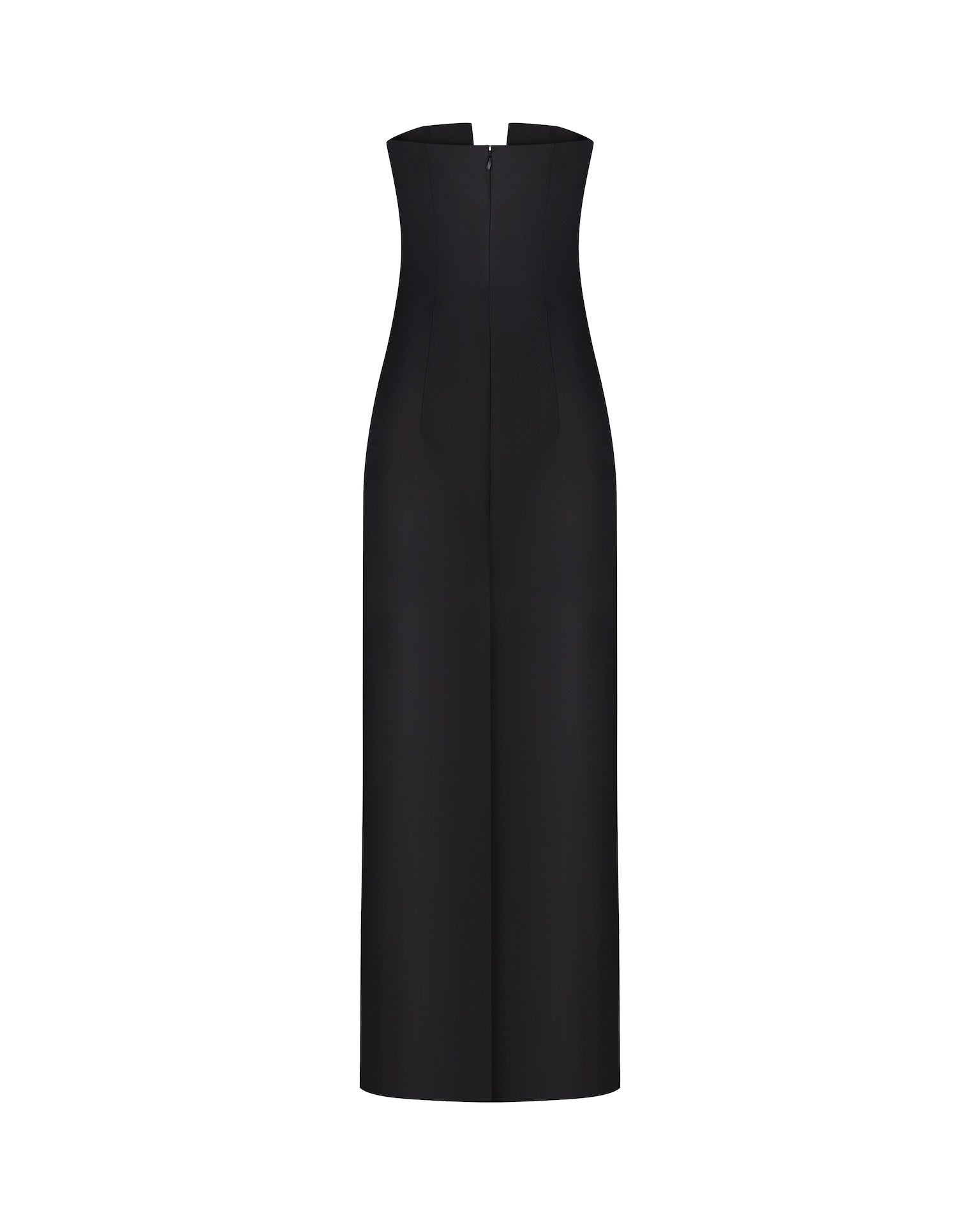 Plunge Neckline Bow-Detailed Maxi Dress