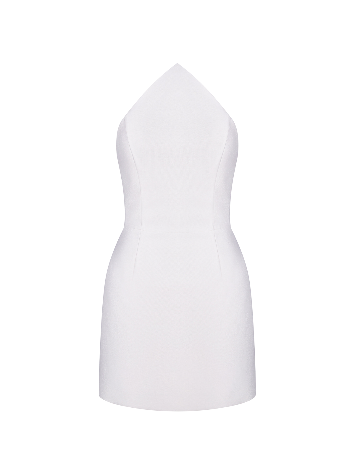 Sculpted Halter Silk Wool Mini Dress - 0 Sculpted Halter Silk Wool Mini Dress - 0