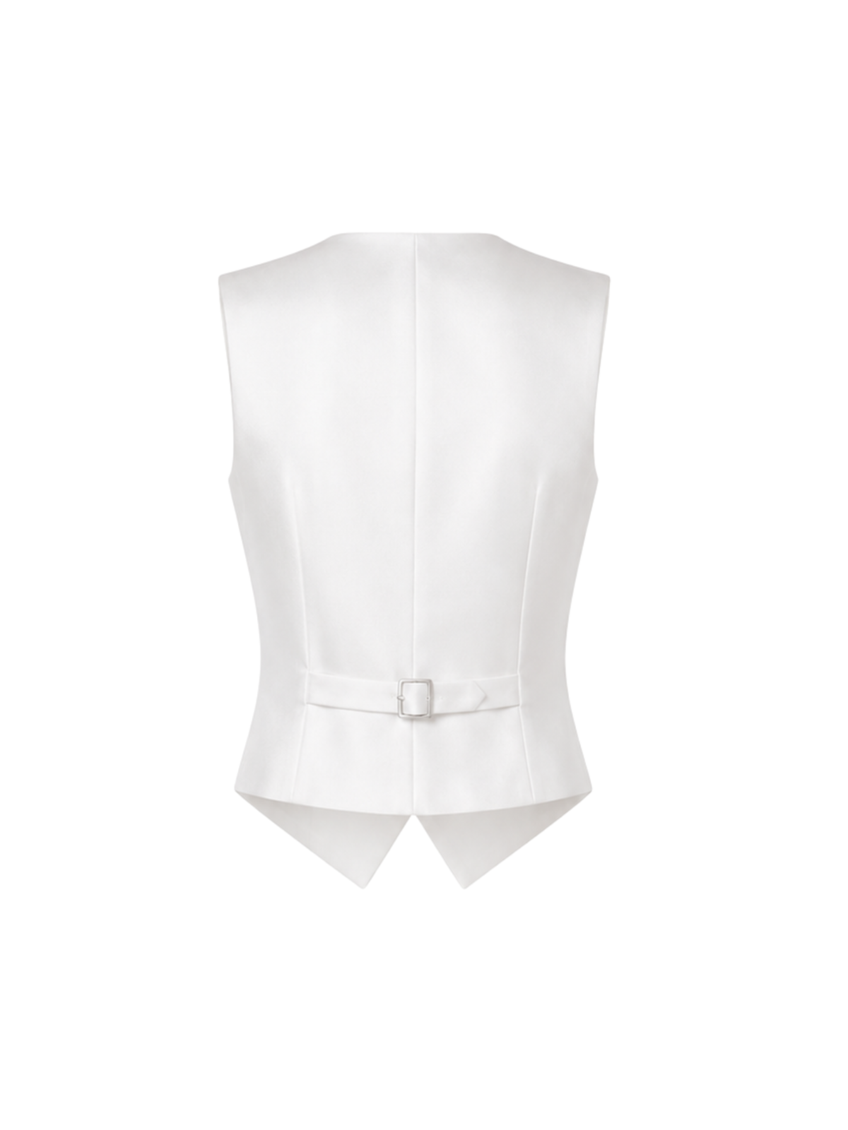 Tailored Silk Wool Vest