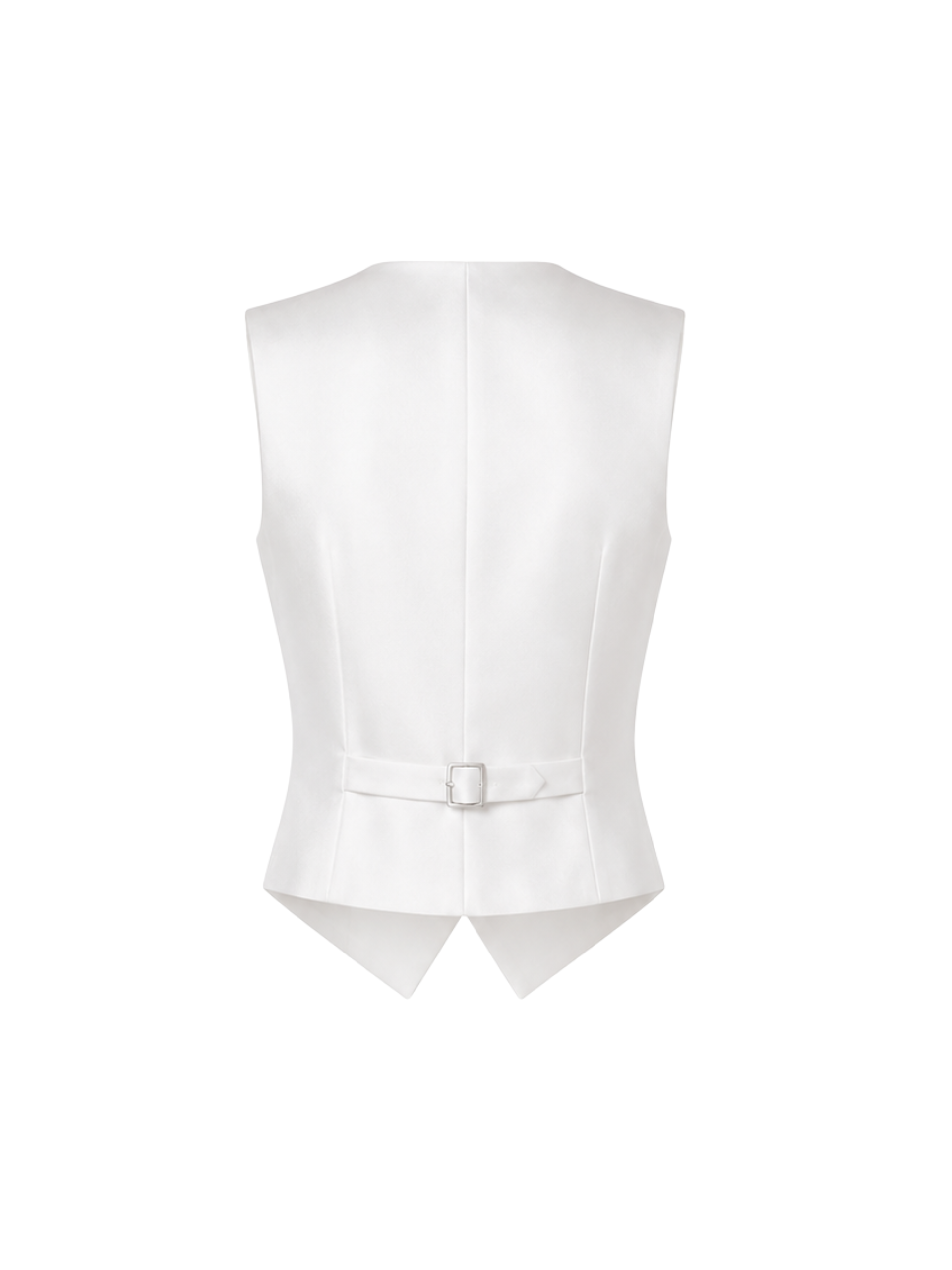 Tailored Silk Wool Vest