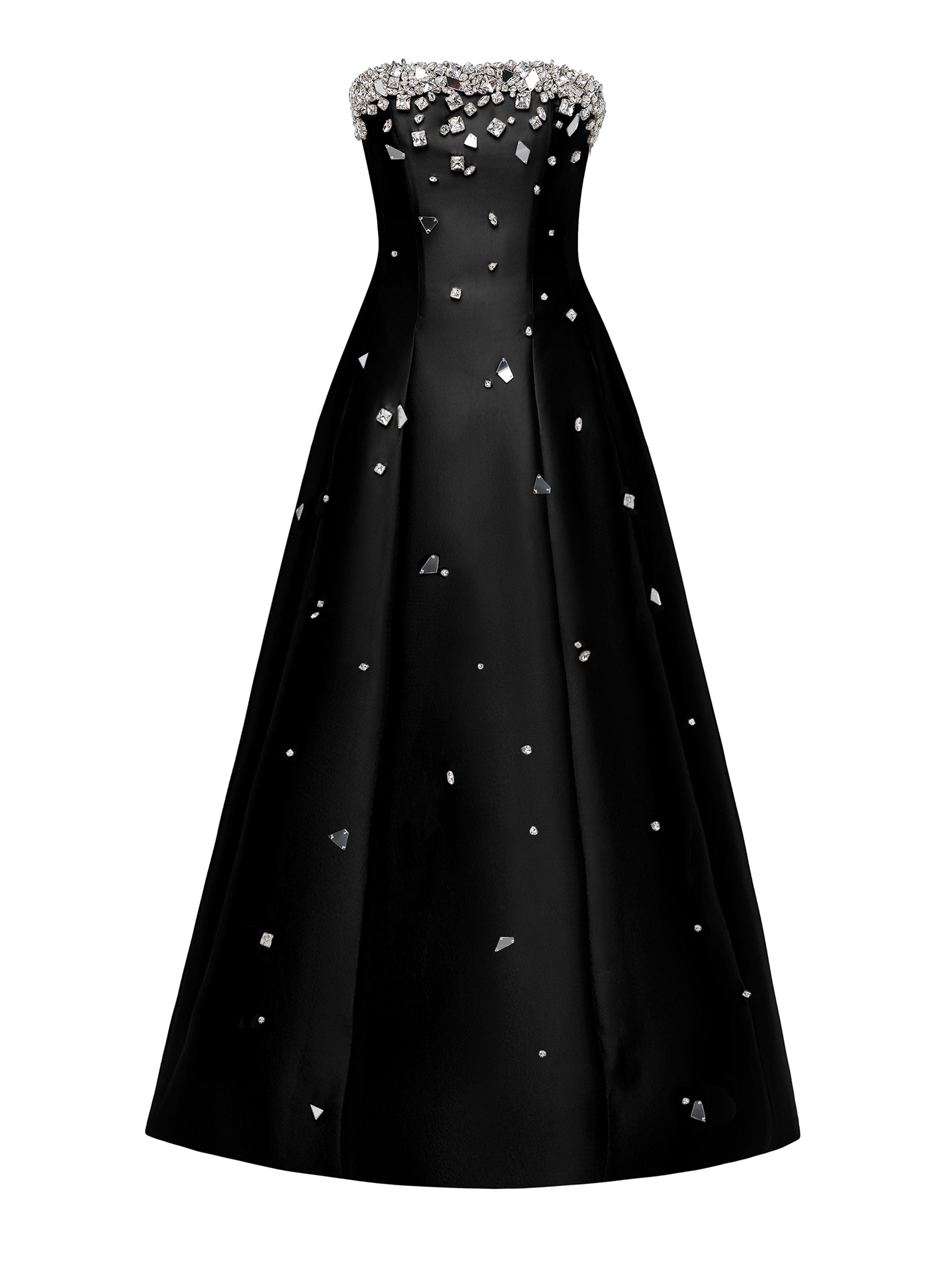 CRYSTAL-EMBELLISHED Dress in Black