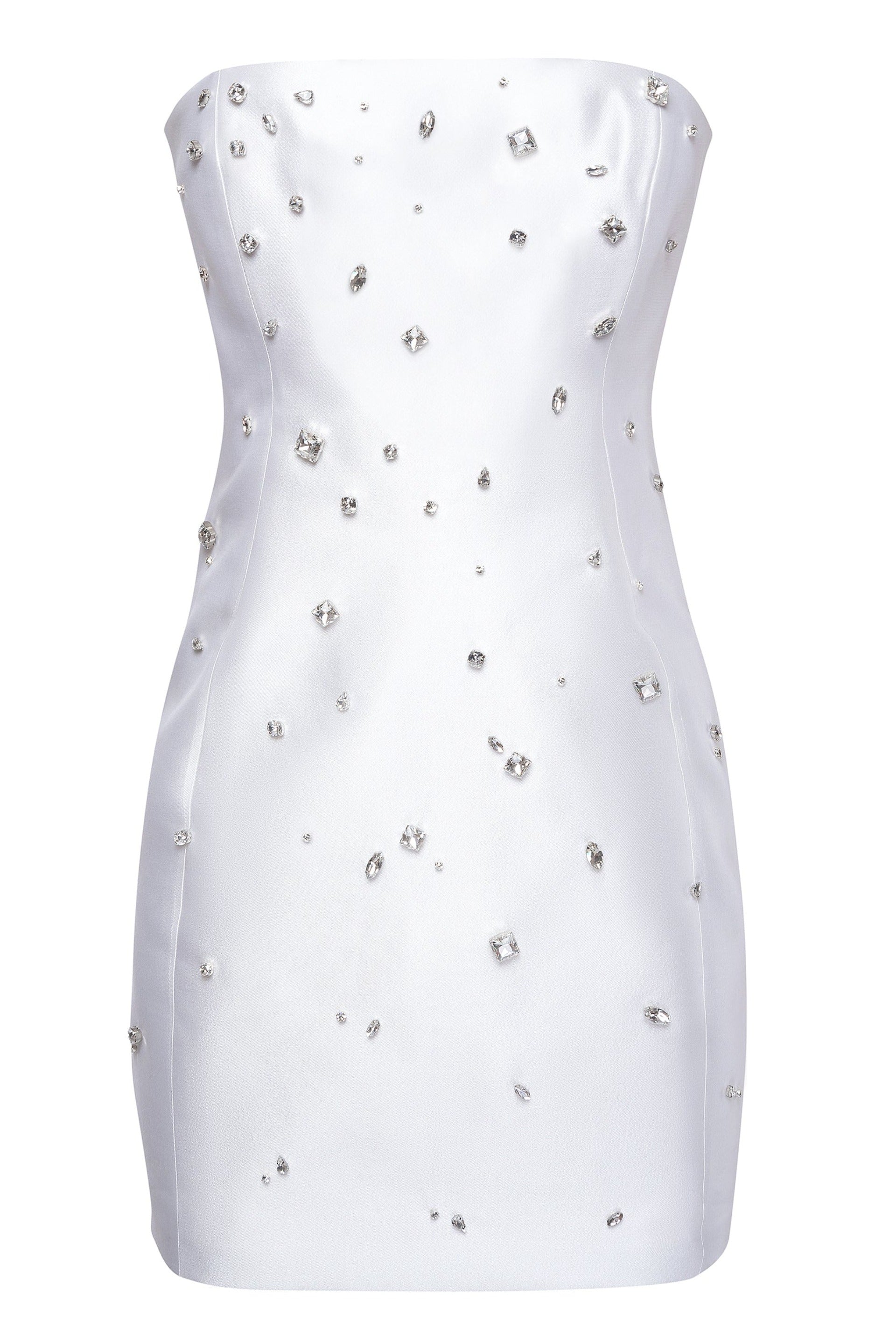 Crystal Strapless Mini Dress